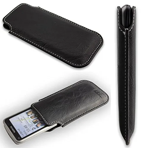 caseroxx Business-Line Etui für Nokia C3-01, Tasche (Business-Line Etui in schwarz)