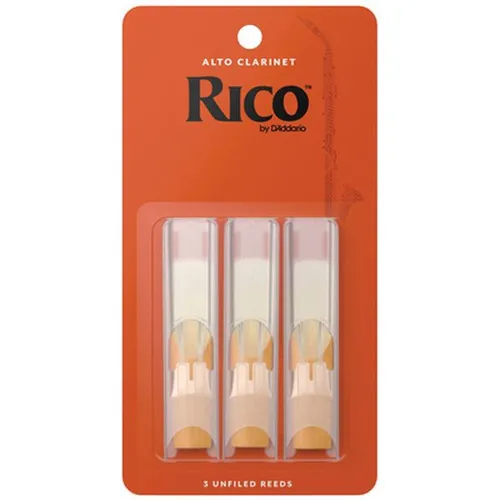 DAddario Woodwinds Rico Alto Clarinet 2.5 3-Pack