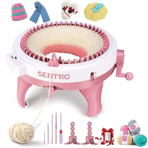 SENTRO Strickmaschine mit 48 Nadeln – Kreatives Stricken leicht gemacht