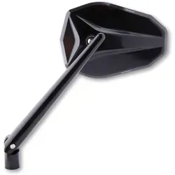 HIGHSIDER VICTORY Spiegel, schwarz - Motorradzubehör mit verstellbarem Stiel, ideal für links und rechts, sorgt für optimale Sicht und Sicherheit beim Fahren.