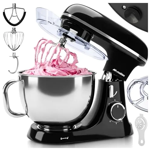 MaltecChef 4000W Küchenmaschine mit 7L Edelstahlschüssel