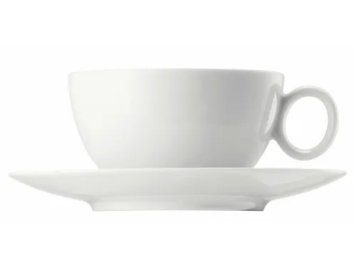 Thomas Porzellan Tasse Loft Weiss Teetasse 2tlg., Porzellan