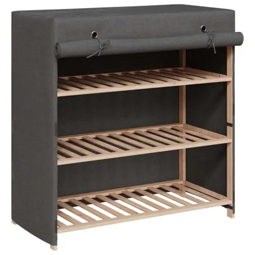 vidaXL Schuhschrank mit Abdeckung für 6 Paar Schuhe von vidaXL