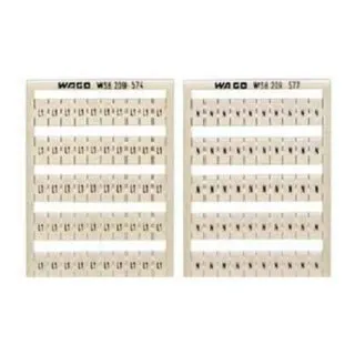 WAGO GmbH& Co. KG WSB-Bezeichnungssystem W: PE (100x) 209-578, 5 Stück