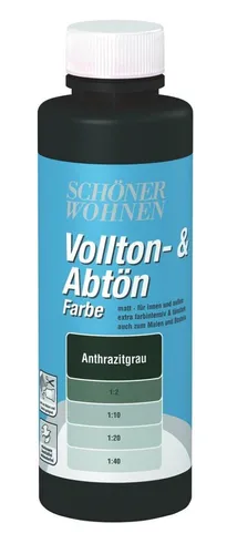Schöner Wohnen Voll- & Abtönfarbe Innenfarbe Mischfarbe 500 ml anthrazitgrau