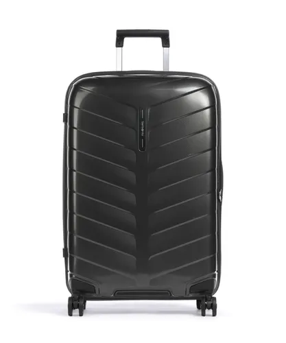 Samsonite Attrix Spinner Reisekoffer, anthrazit - Hartschalenkoffer mit 73 Litern, leichtes und stoßfestes Roxkin Material, TSA-Zahlenschloss für sichere Reisen, ideal für den modernen Reisenden.