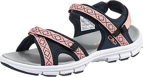 CMP Almaak WMN Hiking Sandal b.blue-peach (27NL) 37 - Wanderschuhe für Damen, ergonomisch geformt für maximalen Komfort und ideal für Outdoor-Abenteuer bei hohen Temperaturen mit strapazierfähiger Innensohle aus Rauleder.
