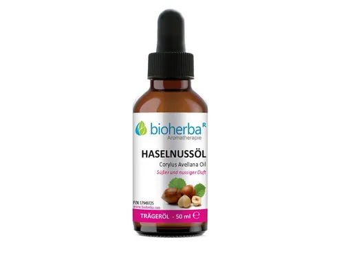 BIOHERBA R Pflege-Set Haselnussöl Reines Haselnuss-Trägeröl 50 ml