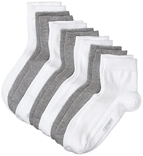 camano GmbH Co KG Herren 3023 kaktus 7 par Socken, Weiß, 35-38 EU