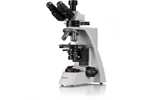 Bresser Science MPO-401 Durchlicht Mikroskop - Mikroskop für detailreiche Beobachtungen, ideal für Schüler und Hobbywissenschaftler mit robustem Design und einfacher Handhabung.