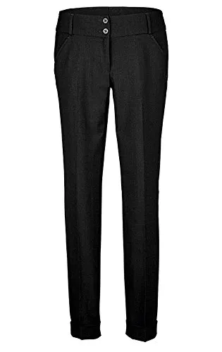 GREIFF Größe 84 Corporate Wear Premium Damen Hose Slim Fit Schwarz Modell 1370