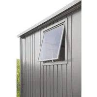 Biohort Fenster für Gerätehaus HighLine, AvantGarde und Panorama - Zubehör für Gartenhäuser mit hochwertigem Metallrahmen und bruchfestem Kunststoffglas für optimalen Lichteinfall und eleganten Blick auf Ihren Garten.