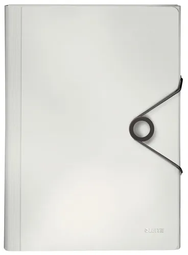 LEITZ Projektmappe Solid A4 PP 6 Fächer weiß