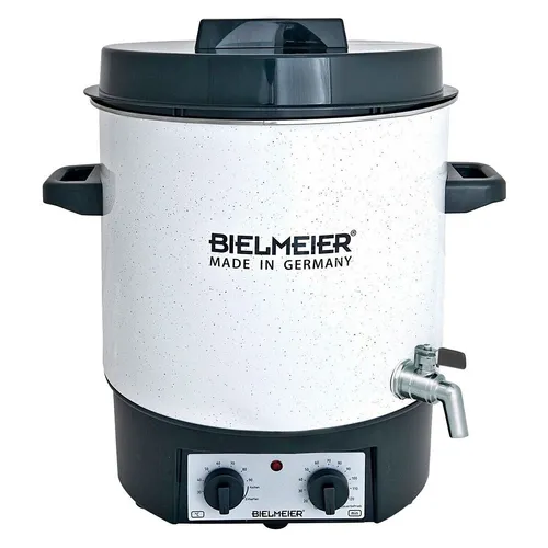 BIELMEIER Einkochautomat einwecken Emaille 1800W 27 Liter BHG 485.2