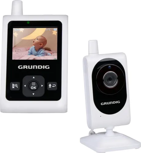 Grundig Video Babyphone mit Kamera – 2 Zoll Farbbildschirm - Das Grundig Video Babyphone bietet eine klare Bildübertragung auf einem 2 Zoll Bildschirm. Ideal für die Überwachung Ihres Babys mit praktischen Funktionen und zuverlässiger Technik.