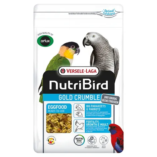 Versele-Laga NutriBird Gold Crumble Großsittiche/Papageien 800 g, UVP 5,60 EUR