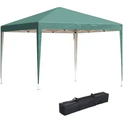 Outsunny Pavillon 2,95 x 2,95 m - Faltpavillon für Garten und Events - Vielseitiger Gartenpavillon mit UV-Schutz, wasserfestem Material und robuster Stahlkonstruktion, ideal für Feiern, Picknicks und Veranstaltungen.