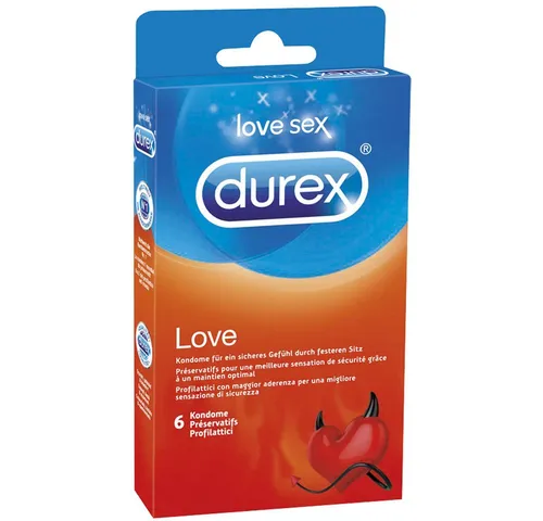 durex Kondome Love Packung, 8 St., mit schmaler Passform