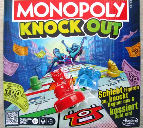 Monopoly Knockout Familien-Brettspiel von Hasbro