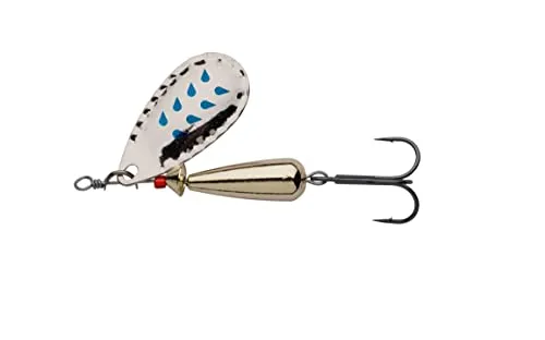Abu Garcia Droppen Spinner Köder | Hocheffizienter Inline-Spinner für Barsche, Hechte, Döbel und Forellen | Niedriger Schwerpunkt für präzise Würfe | Süßwasser-Raubfischangeln | Kupfer, 4 cm