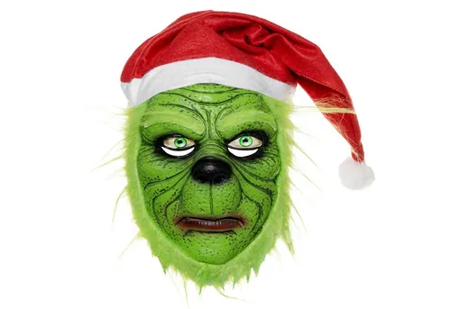 Metamorph Verkleidungsmaske Weihnachtsgrinch Halbmaske von Metamorph