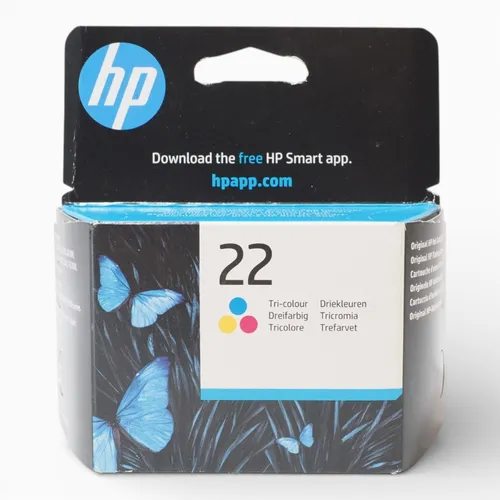 HP 22 (C9352AE) Original Druckerpatrone Farbe - Hochwertige Tinte für brillante Ausdrucke, kompatibel mit HP DeskJet und OfficeJet Serien