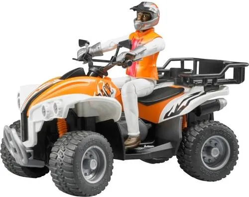 Bruder Quad mit Fahrer Fertigmodell Landwirtschafts Modell - Fertigmodell Quad mit Fahrer, ideal für kreative Rollenspiele in der Landwirtschaft und robust für stundenlangen Spielspaß.