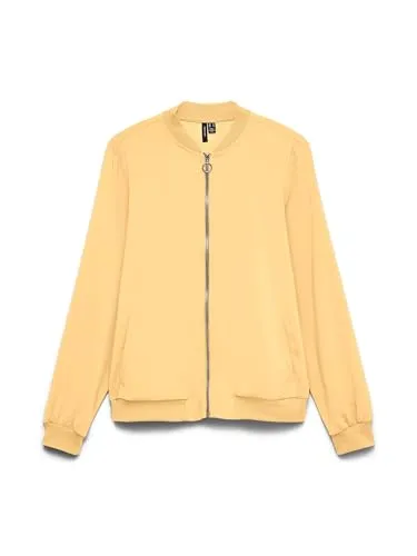 Vero Moda Bomberjacke VMCOCO L/S BOMBER NOOS - Modische Kurzjacke mit Stretch - Die Vero Moda Bomberjacke überzeugt durch ihren lässigen Schnitt und die bequeme Stretch-Qualität. Ideal für modische Outfits, bietet sie Komfort und Stil für jeden Anlass.