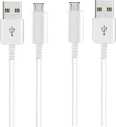 2x Micro-USB 120 cm Kabel Datenkabel Ladekabel für Samsung Galaxy A6 A6+ A7 A10 M10 A10s A5 2015