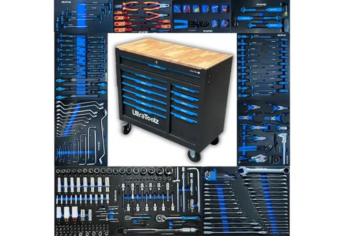 UltraToolz Werkzeugwagen 10/12 mit Drehmomentschlüssel von UltraToolz