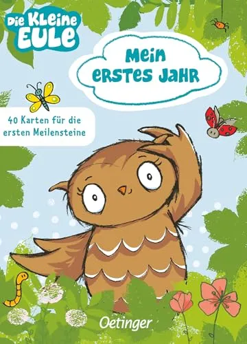 Die kleine Eule. Mein erstes Jahr: 40 Karten für die ersten Meilensteine | Hochwertige Erinnerungs-Karten für Baby's erstes Jahr (Die kleine Eule und ihre Freunde)