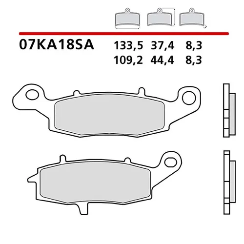 Brembo Bremsbelagsatz SA 07KA18SA