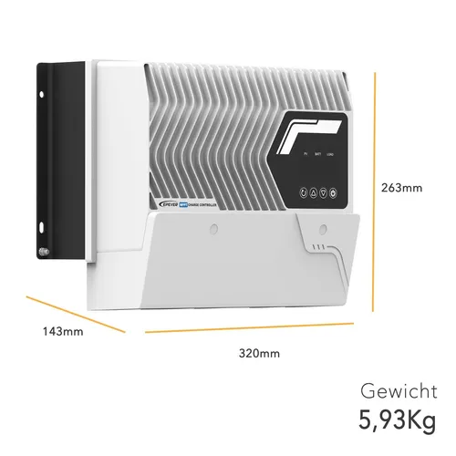 EPEVER® IT6420NC G3 MPPT Laderegler 60A - Solarladeregler mit 60A und bis zu 200V PV-Leerlaufspannung, ideal für netzunabhängige Solarsysteme. Hohe Effizienz und umfassende Kommunikation für einfache Überwachung.