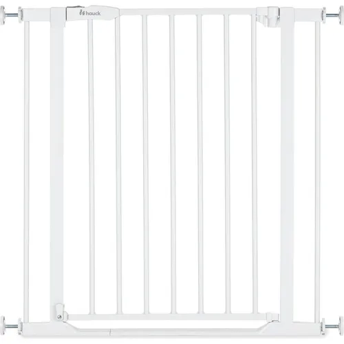 Hauck Clear Step 2 Sicherheitsgitter 75 - 80 cm - Kindersicherungen für Familien: Das nahezu schwellenlose Hauck Clear Step 2 Sicherheitsgitter ermöglicht ein sicheres Hindurchgehen und schützt effektiv vor Treppenstürzen.
