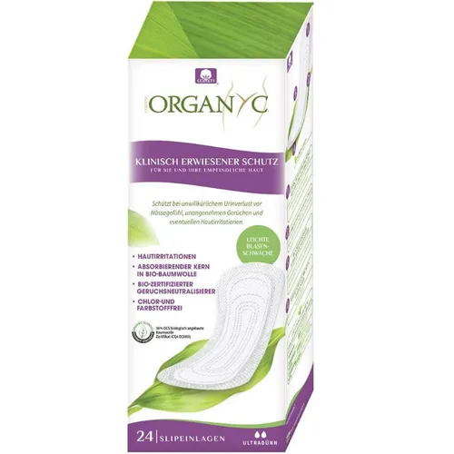 Organyc Slipeinlagen flach 24 Stück 1 Stk.
