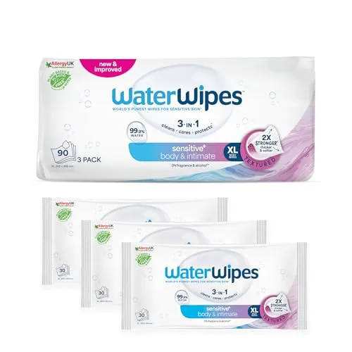 Feuchttücher für Erwachsene von WaterWipes