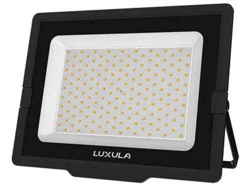 LUXULA LX400105 LED-Flutlicht 150 W - Hochwertiger LED-Strahler mit 150 W, 3000 K warmweiß und 15000 lm Helligkeit. IP65 zertifiziert für Innen- und Außenbereich, langlebig mit 36.000 Betriebsstunden. Ideal für Garten, Werkstatt und mehr.