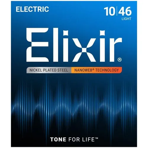 Elixir 12052 Light Nanoweb 10-46 E-Gitarrensaiten
