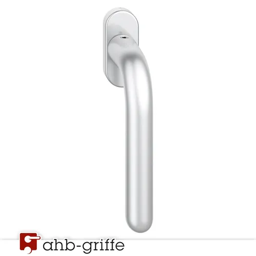 FSB Fenstergriff 1147 Alu natur Rasterung oval schmal 24-38 mm Fensterolive