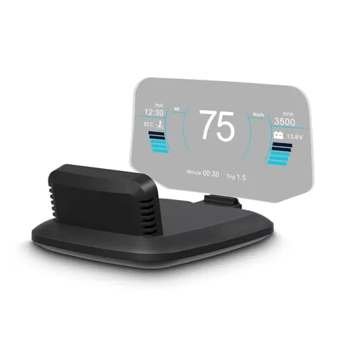 AMROOLOO Dual System Car Head-up Display - Ladegeräte & Dockingstationen – Praktischer OBD & GPS Head-up Display mit mehreren Funktionen zur Sicherheitssteigerung und Datenanzeige direkt im Sichtfeld.