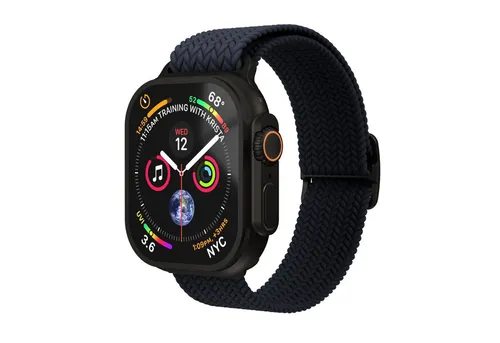 VONMÄHLEN Woven Loop – Geflochtenes Nylonarmband für Apple Watch - Uhrenarmband für Sportmessgeräte: Stufenlos verstellbar, schweiß- und wasserabweisend – ideal für Sport und Alltag, mit elegantem geflochtenem Design.