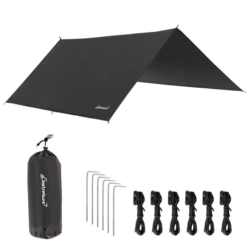 Clostnature Tarp Wasserdicht in schwarz von Clostnature