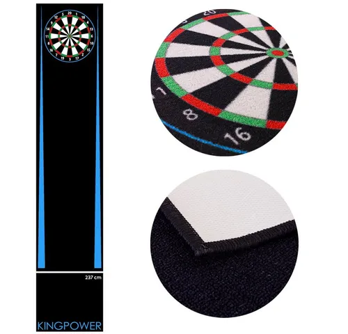 Kingpower Dartmatte Dart Matte Dartteppich Turnier Matte Dartmatte Darts 290x60 cm Auswahl