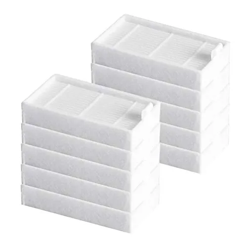 Parkomm Ersatz Hepa Filter für iLife V3, V3S, V3S Pro, V5, V5S, V5S Pro Roboter-Staubsauger, Zubehör für iLife Robotic Vacuum, 10 Stück