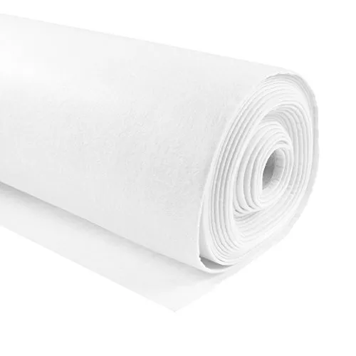 Bastelfilz 5m Rolle Filz 90cm x 1,5mm Dekofilz Taschenfilz Filzstoff