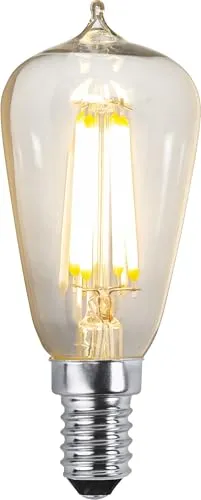 Star Trading LED Leuchtmittel Clear 3-Step Memory, E14, 2,5W, 30-250lm, Warmweiß, Retro, Dimmbar, 9,2 cm