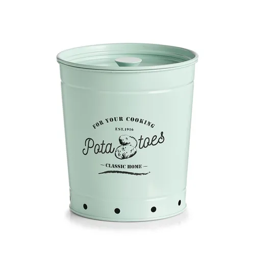 zeller Vorratsdose KARTOFFEL DH 20x22 cm türkis