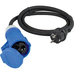 as-Schwabe Camping Französischer Standard Adapterleitung schwarz