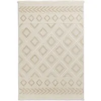 SCHÖNER WOHNEN-Kollektion Teppich Summer 6352 - Rechteckiger Teppich (160 x 230 cm) in Beige, ideal für In- und Outdoor. Robuste, wasser- und schmutzabweisende Kunstfaser sorgt für Langlebigkeit und Stil.