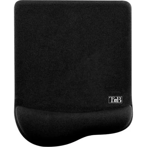T'nB Tapis de souris avec repose poignet en gel Antimircrobien (Noir) (TSED200BK)
